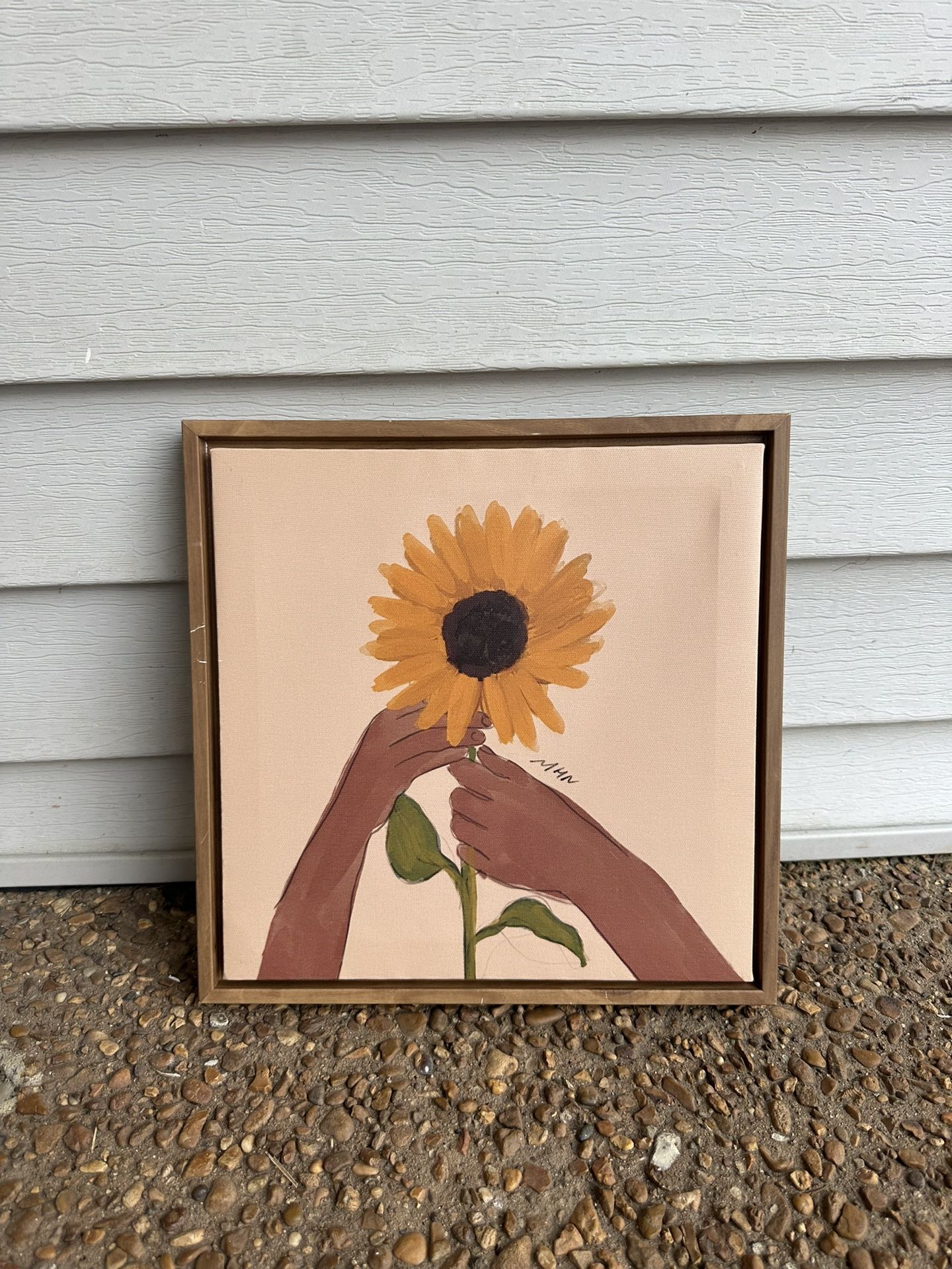 Sunflower Wall Decor by Artist MHN