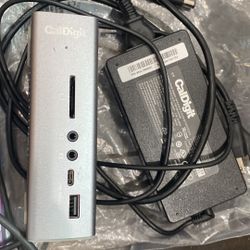  CalDigit USB-C / Thunderbolt Docking Station – Laptop Dock + Power Adapter – Works Great