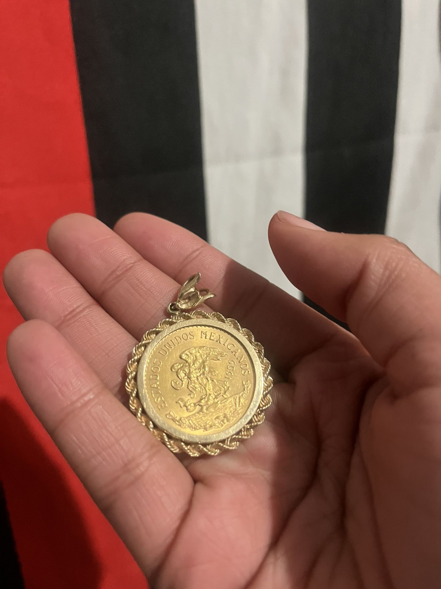 Gold Coin Pendant