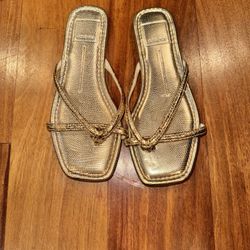 DOLVE VITA LUCCA SANDALS GOLD DISTRESSED STELLA