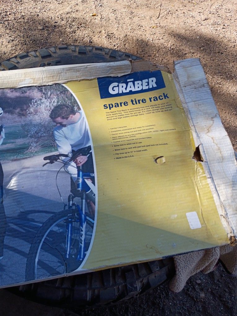 Bicycle Rack Over The Spare Tire