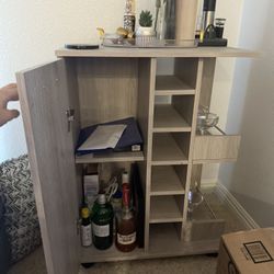 Bar Cart With Wheels