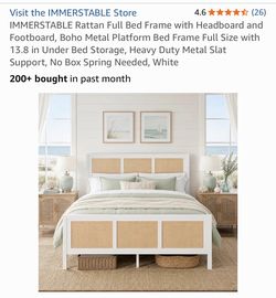 Full size bed. New in box