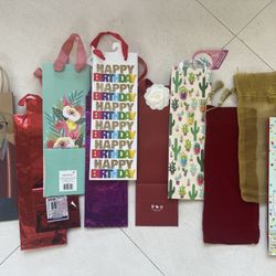 11 Wine Bottle Gift Bags