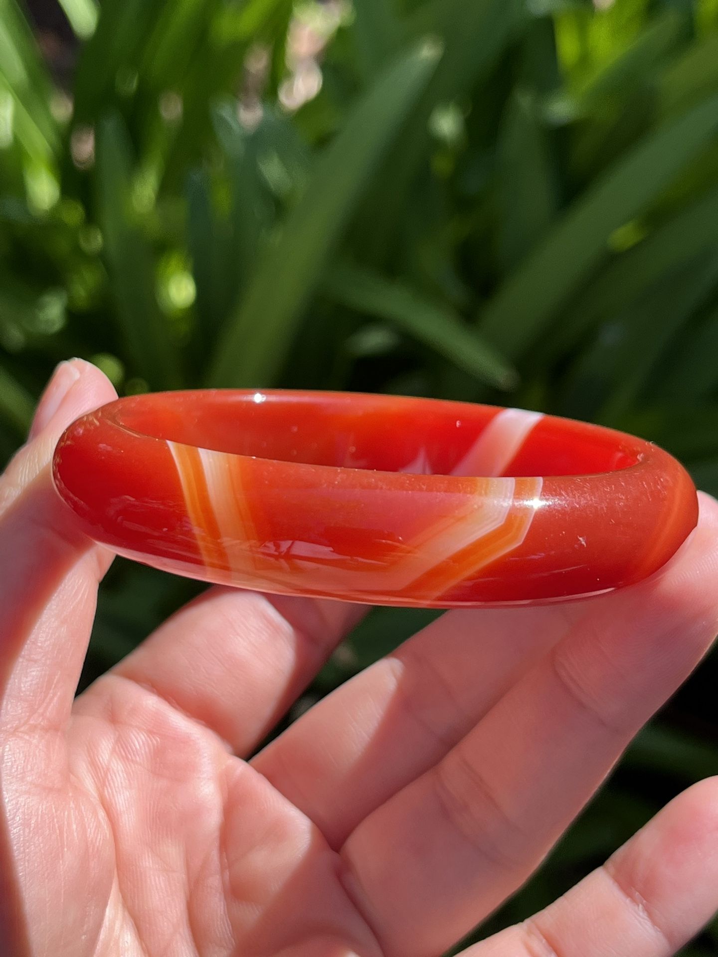 62mm Inner Diameter Carnelian Bangle 