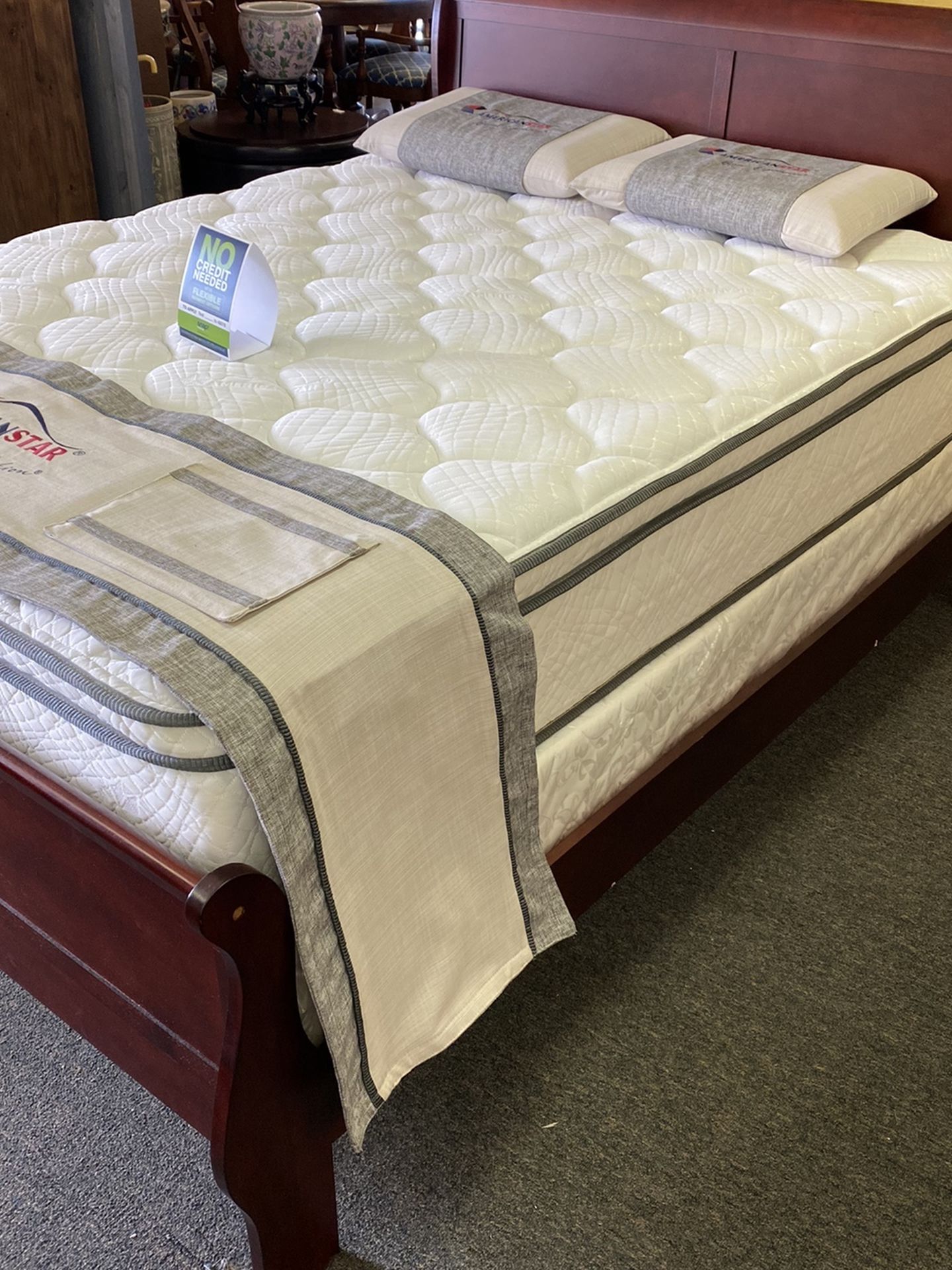 Queen Size Bed With Promotional Mattress And Free Delivery