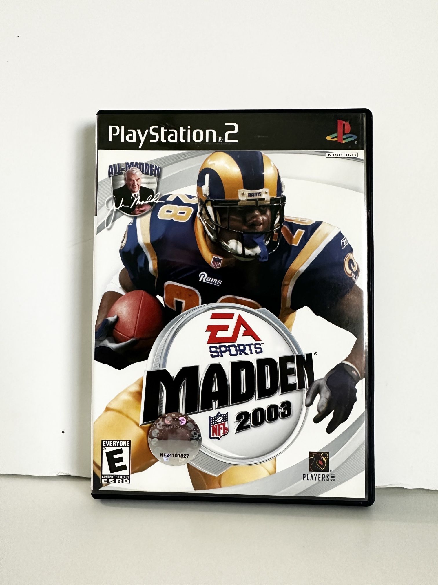 Madden NFL 2003 (PlayStation 2) — Excellent Condition