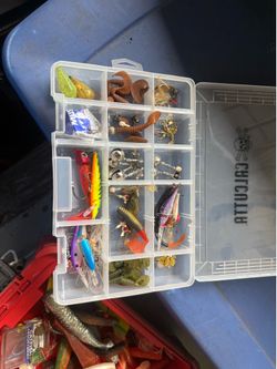Fishing accessories, hooks, and baits, etc.
