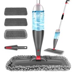 Spray Mop for Floor Cleaning with 3pcs Washable Pads