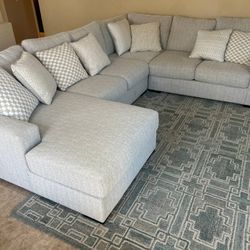 Larce 4-Piece Next-Gen Nuvella™ Performance Fabric Sectional with Chaise