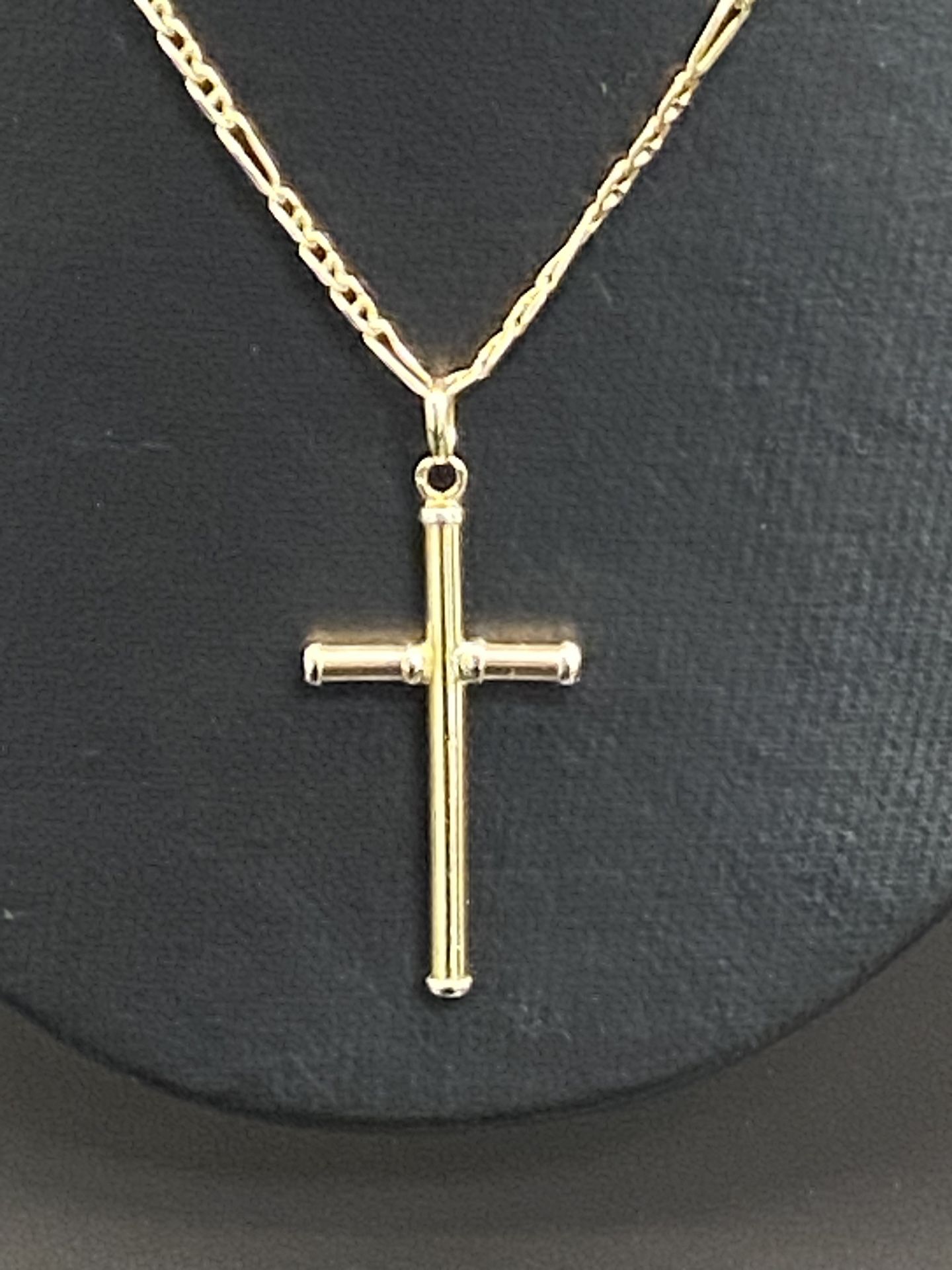 14kt Cross Pendant With Chain