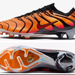 Nike Mercurial Vapor 15 Elite FG x Air Max Plus FG Cleats FJ2704-001 Size 9 Men