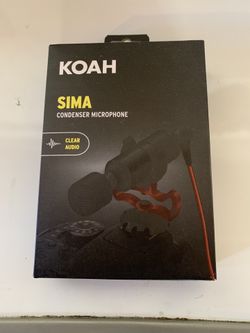 Koah condenser microphone for dslr camera and video
