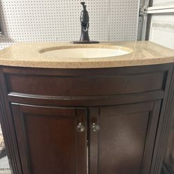 Bathroom Vanity With Stone Top Sink