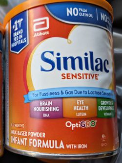 5 Cans Of Similac Sensitive