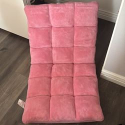 Folding Floor Gaming Chair -Pink