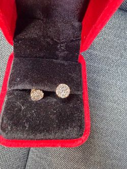 10k diamond earrings
