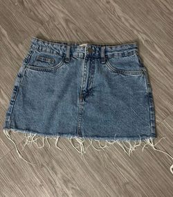 Denim Mini Skirt