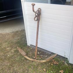 Vintage Kedge Anchor 45” by 36” 50+LBs