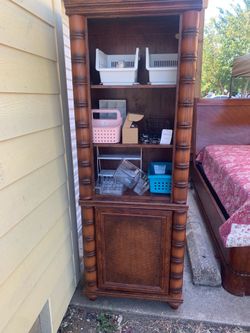 2 identical bookcases
