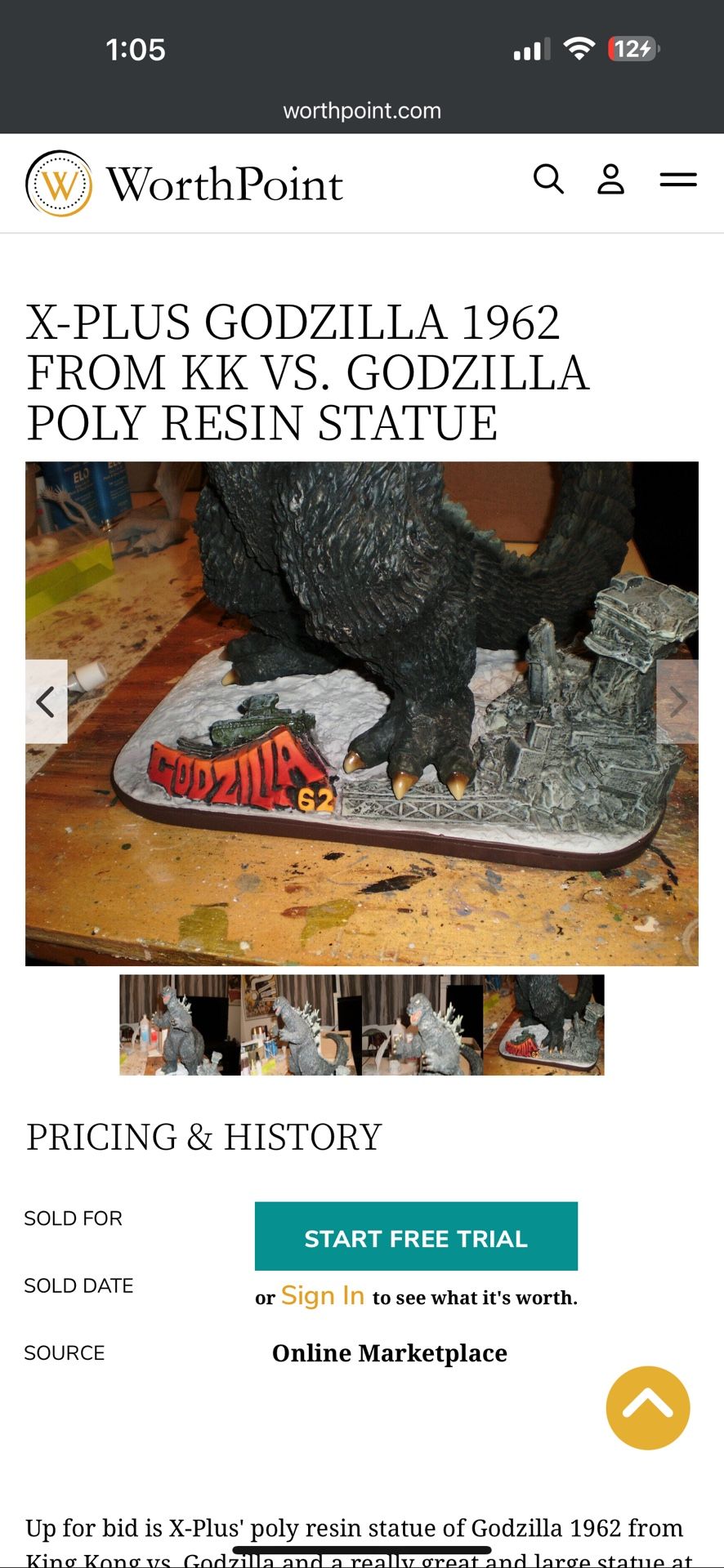 Godzilla Statue !!!!VERY RARE!!!!