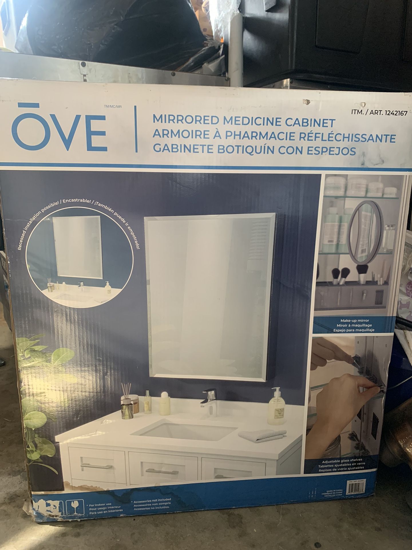 Ove Decors Carlow Mirrored Medicine Cabinet