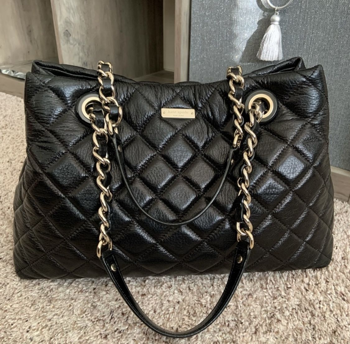 Kate Spade ♠️ Leather Quilted Bag