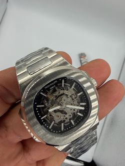 Stainless steel watch