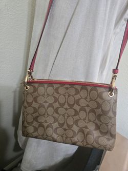 Coach leather dual color