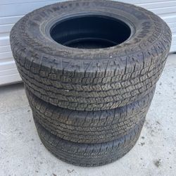 265/70/16 Tires (Only Three) NO MOUNTING