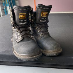 Caterpillar Steel Toe Boots (size 9 mens)