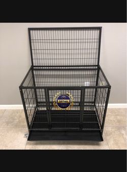 Dog pet cage kennel size 37” medium new in box