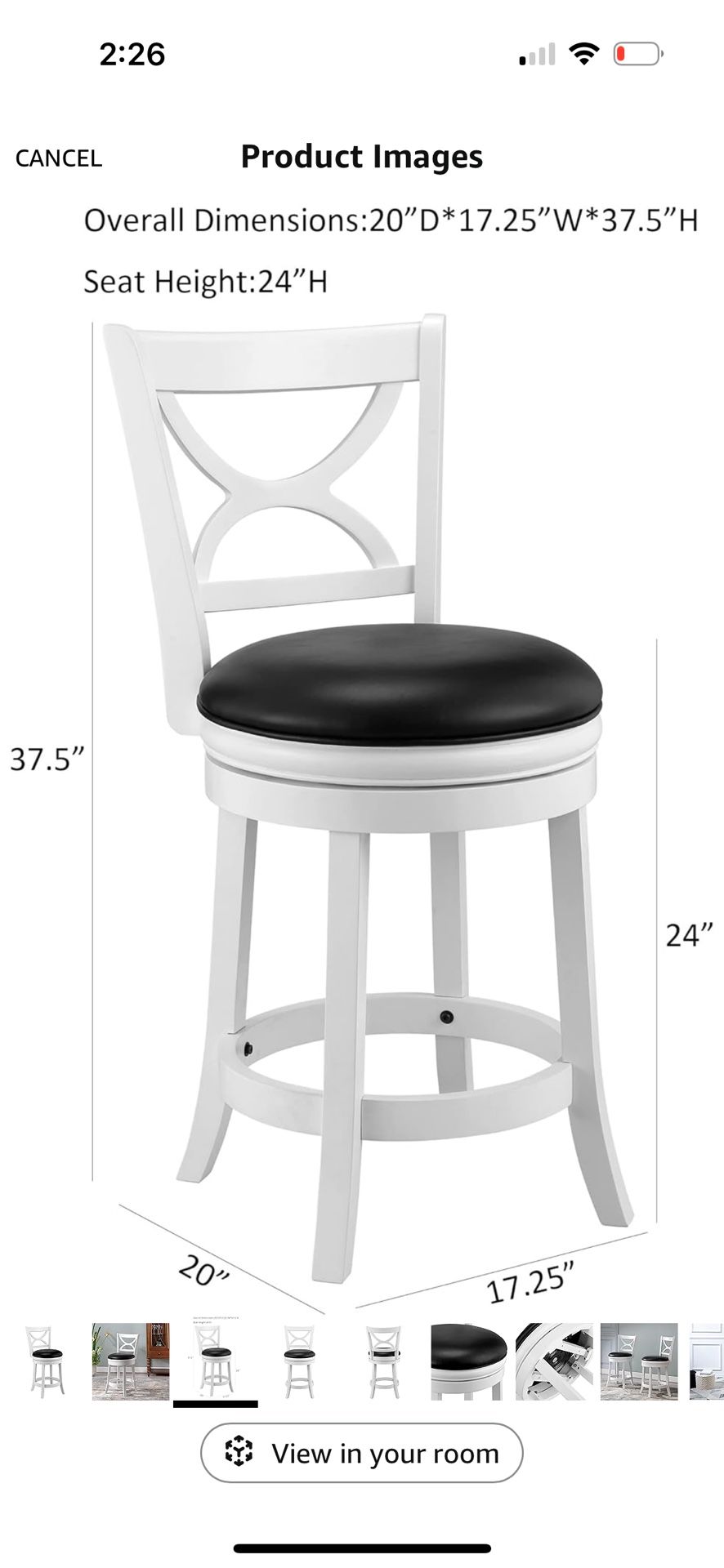 2 Stools In Perfect Condition