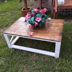 Rustic coffee table