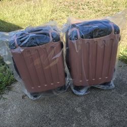 Amazon Basics 3 Piece Luggage Set,carry On, Tote Bag ,compact Pouch - NeW