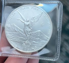 (NOT FREE OBO) 2023 Mexican Libertad 1 oz Silver Coin (NOT FREE OBO)