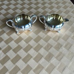 Antique Mini Cream & Sugar