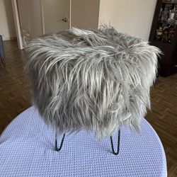 Stool gray color Size small  