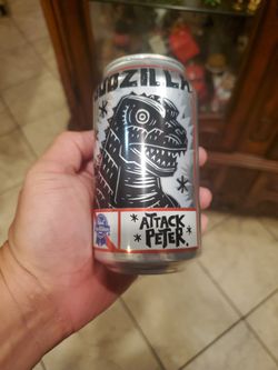 Godzilla Empty Beer Can