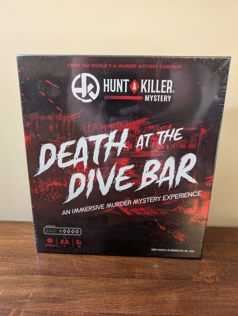 New Death at the Dive Bar Hunt a Killer Mystery Game