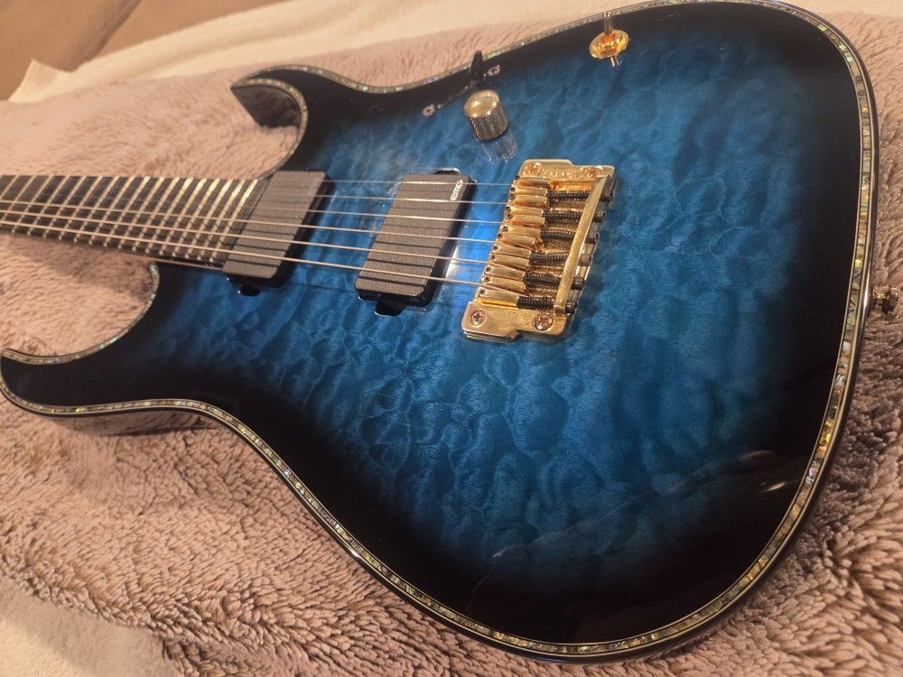 2015 Ibanez RGIX20FEQM Iron Label RG Electric Guitar EMG 81 60 Pickups - $650