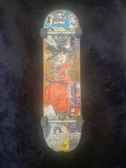 Used Primitive x Dragon Ball Z Goku Skateboard Deck