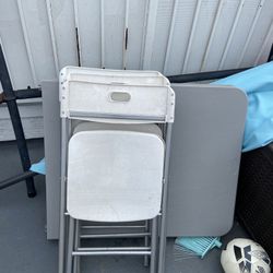 Portable Table And Chairs 