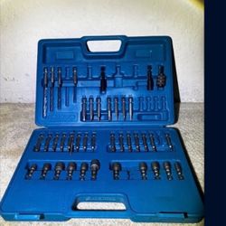 Maxim 50-Piece Impact Accessory Set, nut drivers & socket In Hard Case 