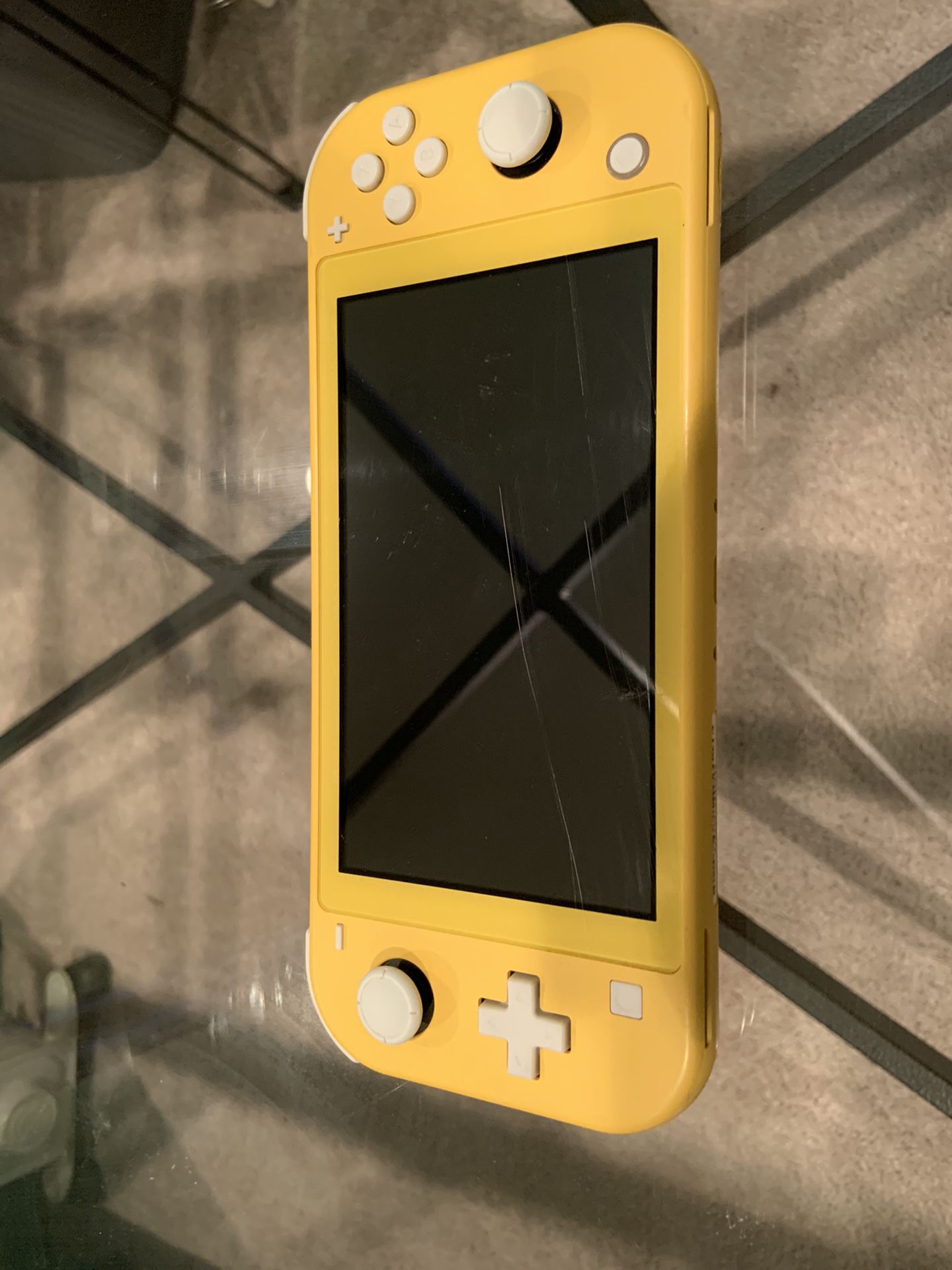 Yellow Nintendo Switch Lite W/Accessories