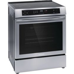 Frigidaire 30 Inch Freestanding Induction Range with 4 Elements, FCFI3083AS