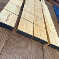 SpaceAid Bamboo Drawer Dividers / Organizers – Set of 4