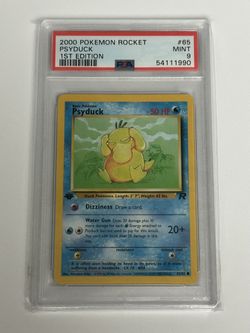 Psyduck 1st Edition PSA 9