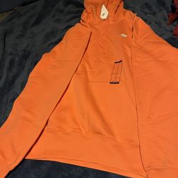 Orange Nike Hoodie (Size Small)
