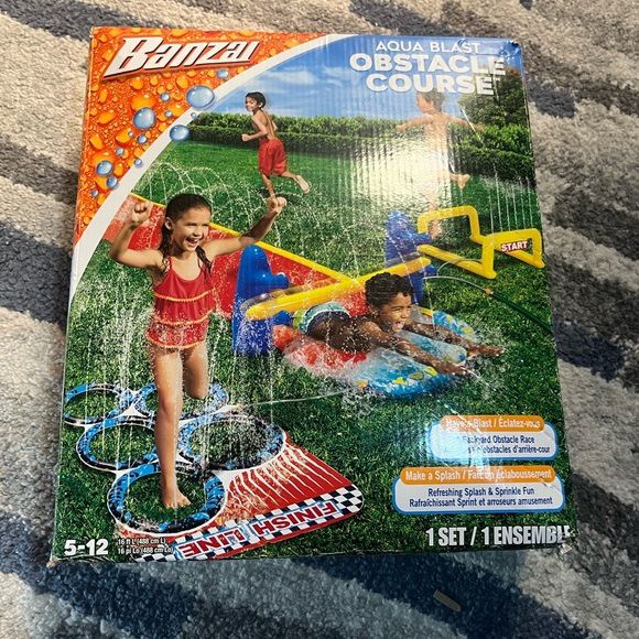 Banzai Aqua Blast Obstacle Course